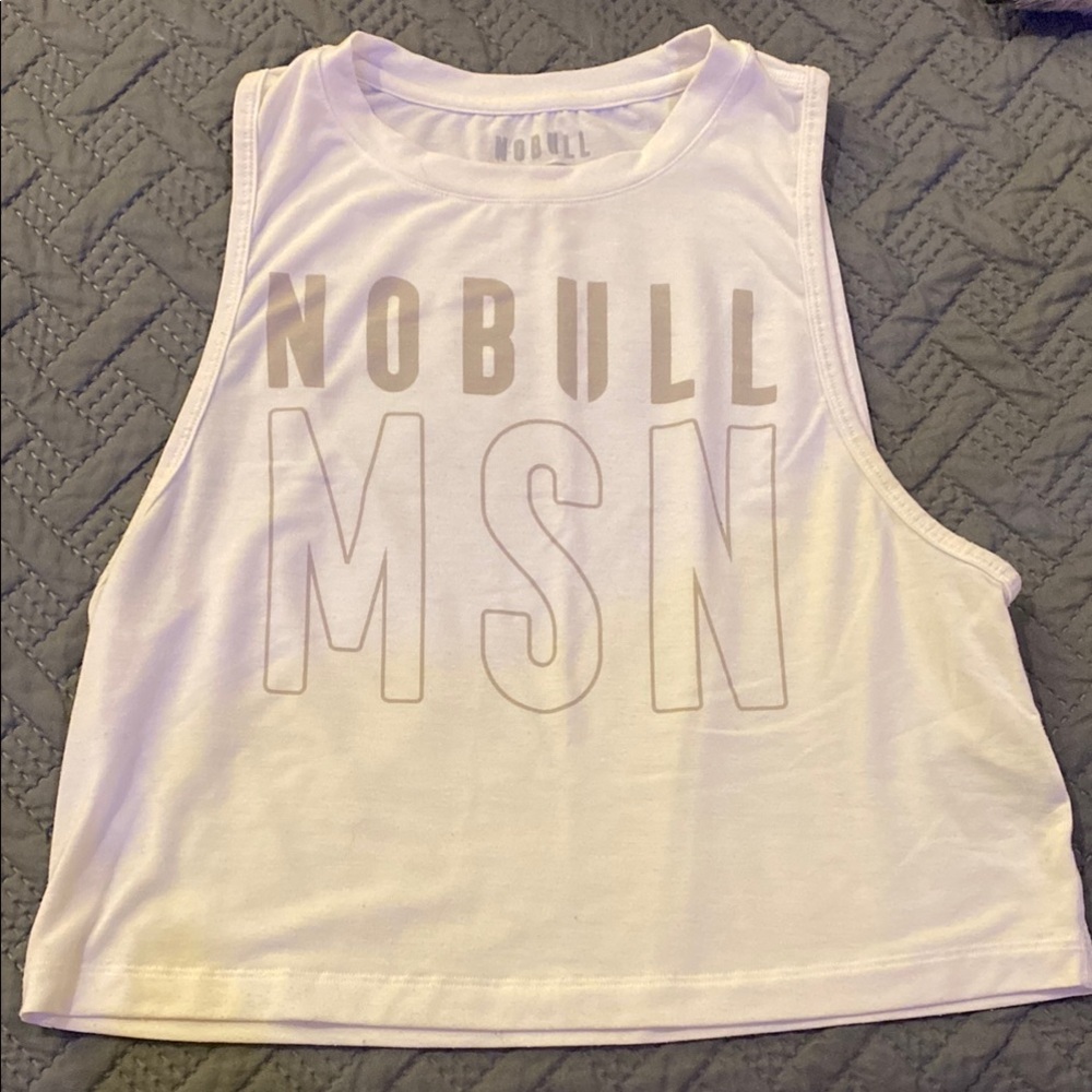 NOBULL Women's White Tank Top